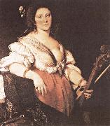 Bernardo Strozzi, Joueuse de viole de gamb